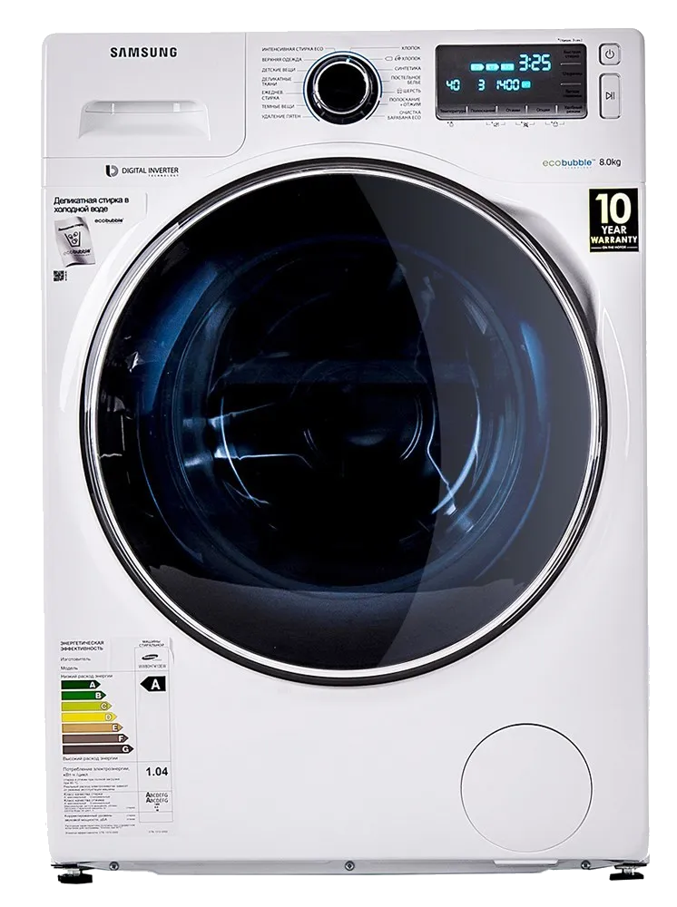 Замена мотора Samsung WW80H7410EW