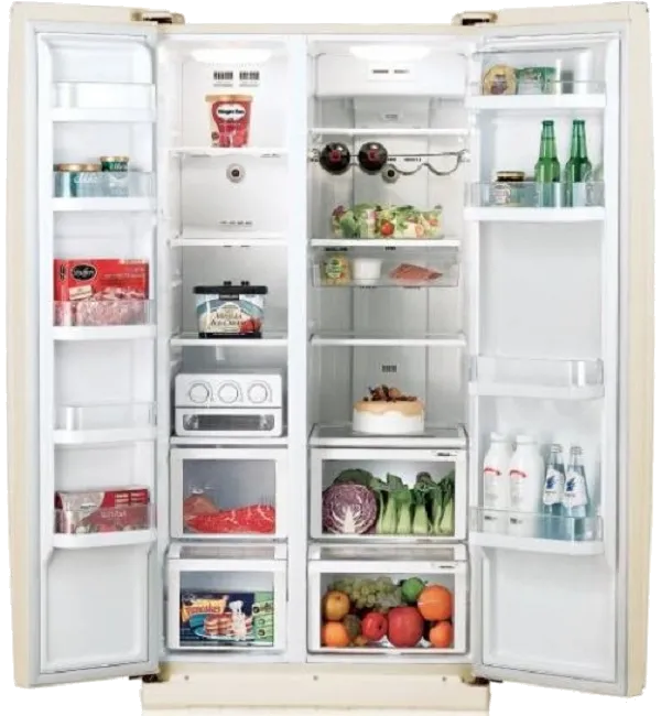 Перевешивание дверей Samsung RS-20 CRVB5