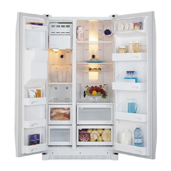 Перевешивание дверей Samsung RS-21 FLMR