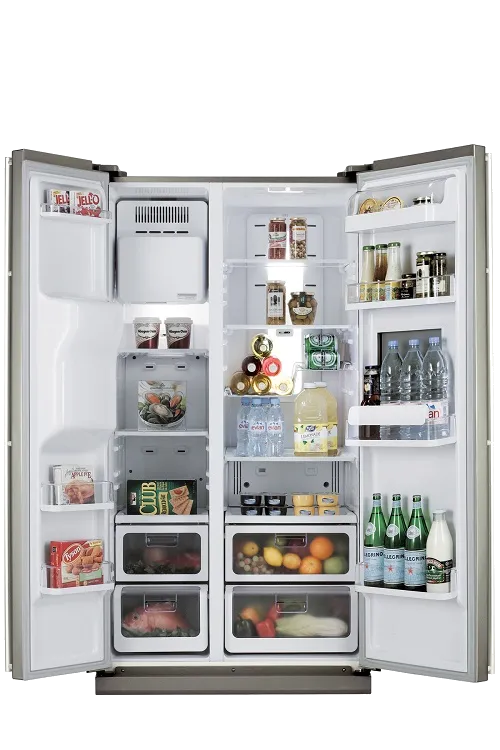 Перевешивание дверей Samsung RSH5STPN